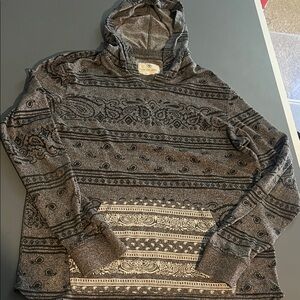 On the Byas Gray Patterned Hoodie